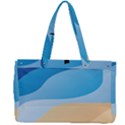 Illustrations Waves Line Rainbow Canvas Work Bag View2