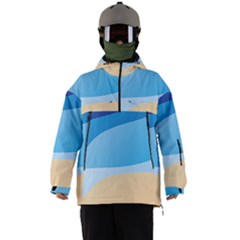 Illustrations Waves Line Rainbow Men s Ski And Snowboard Waterproof Breathable Jacket by anzea