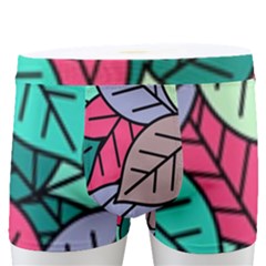 Pattern Leaves Background Nature Men s Boxer Briefs by Proyonanggan