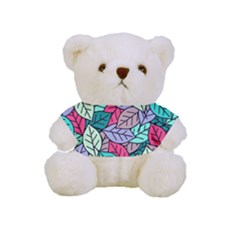 Pattern Leaves Background Nature Full Print Tee For Cuddly Teddy Bear by Proyonanggan