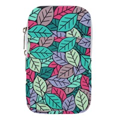 Pattern Leaves Background Nature Waist Pouch (small) by Proyonanggan