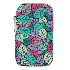 Pattern Leaves Background Nature Waist Pouch (large) by Proyonanggan