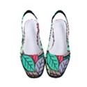 Pattern Leaves Background Nature Women s Classic Slingback Heels View1