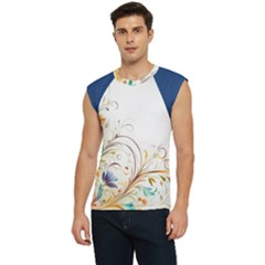 Flower Men s Raglan Cap Sleeve T-shirt by 2607694c