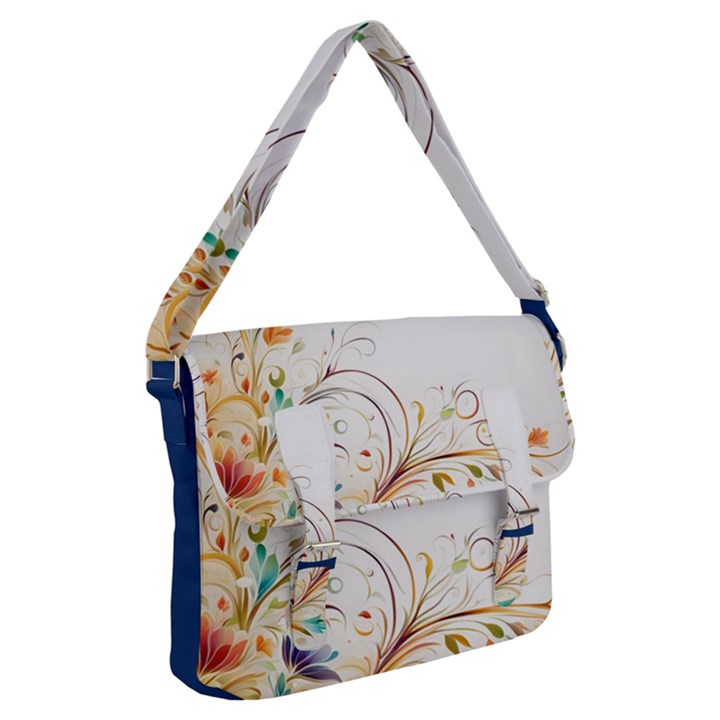 Flower Buckle Messenger Bag