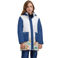 Flower Kids  Hooded Longline Puffer Jacket by 2607694c