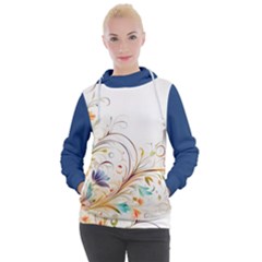 Flower Women s Hooded Pullover