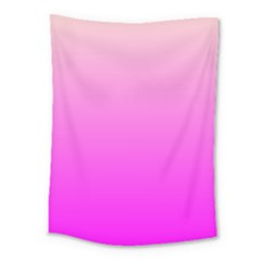 Gradient Pink - Pastel Yellow Pink Rosa Medium Tapestry