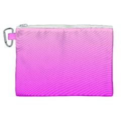 Gradient Pink - Pastel Yellow Pink Rosa Canvas Cosmetic Bag (xl) by 2607694c