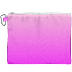 Gradient Pink - Pastel Yellow Pink Rosa Canvas Cosmetic Bag (xxxl) by 2607694c