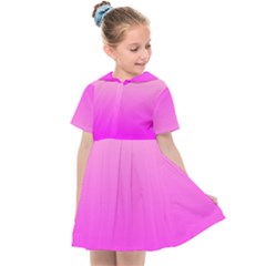 Gradient Pink - Pastel Yellow Pink Rosa Kids  Sailor Dress by 2607694c