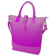 Gradient Pink - Pastel Yellow Pink Rosa Buckle Top Tote Bag by 2607694c