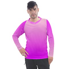 Gradient Pink - Pastel Yellow Pink Rosa Men s Pique Long Sleeve T-shirt