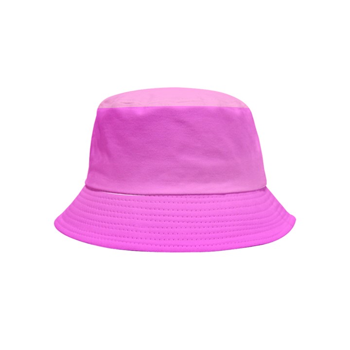 Gradient Pink - Pastel Yellow Pink Rosa Bucket Hat (Kids)