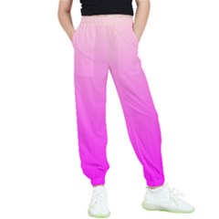 Gradient Pink - Pastel Yellow Pink Rosa Kids  Joggers by 2607694c