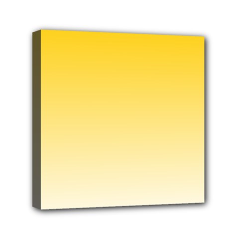 Gradient  Green, Yellow Mini Canvas 6  X 6  (stretched) by 2607694c