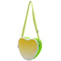 Gradient  green, yellow Heart Shoulder Bag View1