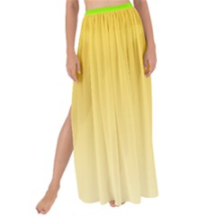 Gradient  Green, Yellow Maxi Chiffon Tie-up Sarong by 2607694c