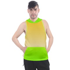 Gradient  Green, Yellow Men s Sleeveless Hoodie by 2607694c