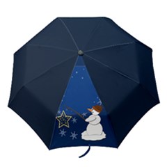 Snowman Folding Umbrellas