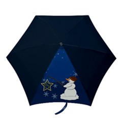 Snowman Mini Folding Umbrellas