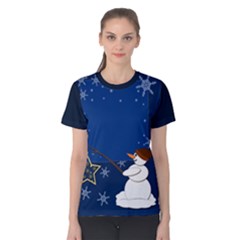 Snowman Women s Cotton T-shirt