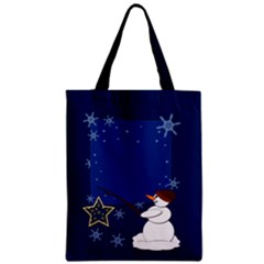 Snowman Zipper Classic Tote Bag by 2607694c