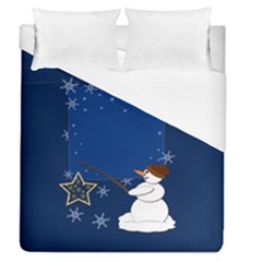 Snowman Duvet Cover (queen Size)