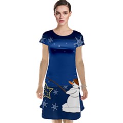 Snowman Cap Sleeve Nightdress