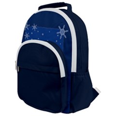 Snowman Rounded Multi Pocket Backpack