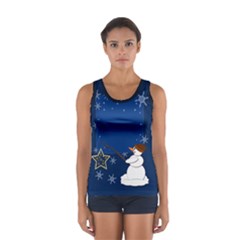 Snowman Sport Tank Top 