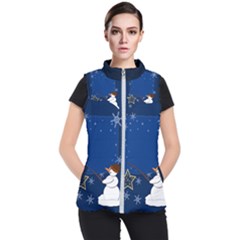 Snowman Women s Puffer Vest