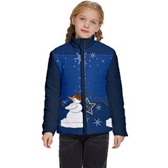 Snowman Kids  Puffer Bubble Jacket Coat