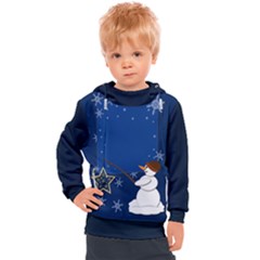 Snowman Kids  Hooded Pullover