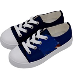 Snowman Kids  Low Top Canvas Sneakers by 2607694c