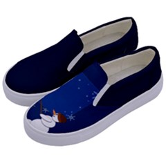 Snowman Kids  Canvas Slip Ons by 2607694c