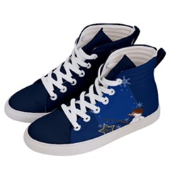 Snowman Men s Hi-top Skate Sneakers