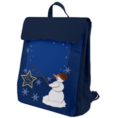 Snowman Flap Top Backpack