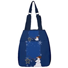 Snowman Center Zip Backpack