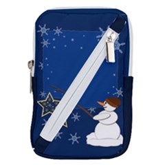 Snowman Belt Pouch Bag (small)