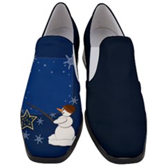 Snowman Women Slip On Heel Loafers by 2607694c