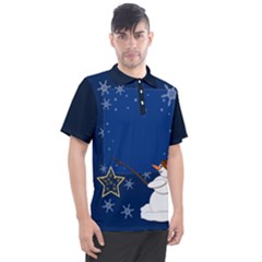 Snowman Men s Polo T-shirt