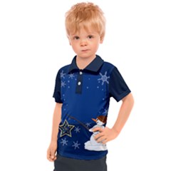 Snowman Kids  Polo T-shirt