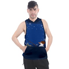 Snowman Men s Sleeveless Hoodie