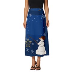 Snowman Classic Midi Chiffon Skirt by 2607694c