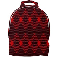 Muster Rot Schwarz Mini Full Print Backpack by 2607694c