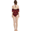 muster rot schwarz Halter Flowy Bikini Set  View2