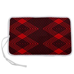 Pattern Black Red Pen Storage Case (m) by 2607694c