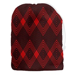 Pattern Red Black, Drawstring Pouch (3xl) by 2607694c