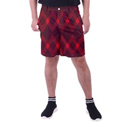 Pattern Red Black, Men s Pocket Shorts by 2607694c